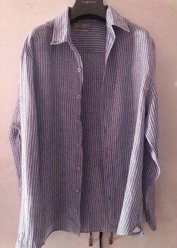 MANGO CASUAL SLIM FIT ÇİZGİLİ ERKEK GÖMLEĞİ (L) - Görsel 4