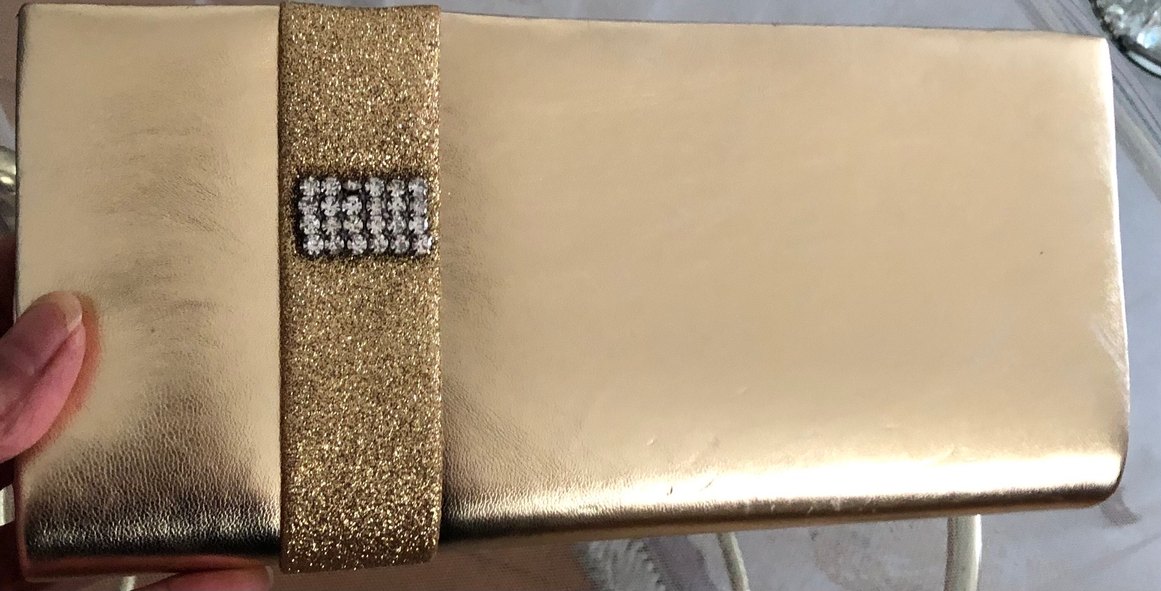 ADİL IŞIK ALTIN RENGİ DERİ KADIN ÇANTA PORTFOY - Görsel 4