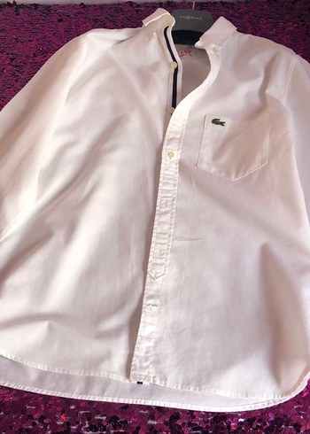 LACOSTE LIV BEYAZ ERKEK GÖMLEĞİ (40) - Görsel 5