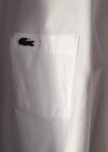 LACOSTE LIV BEYAZ ERKEK GÖMLEĞİ (40) - Görsel 2