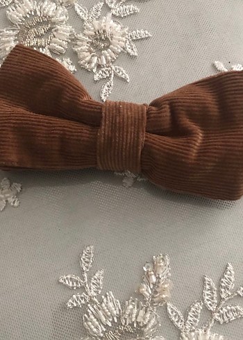 Kahverengi Erkek Papyon Kravat - Görsel 2