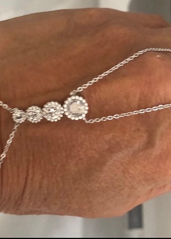 Gümüş Renk Taşlı Kadın Şahmaran - Görsel 3