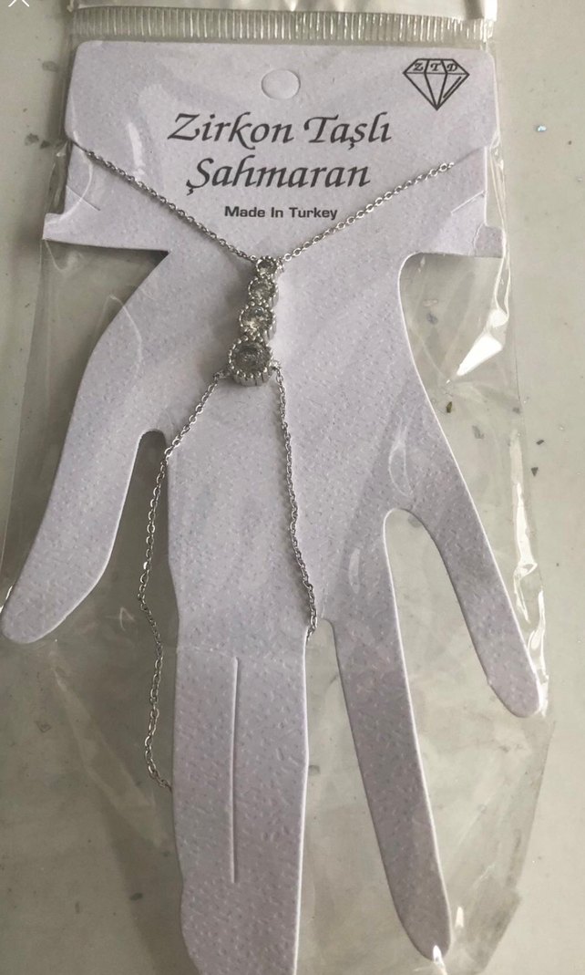 Gümüş Renk Taşlı Kadın Şahmaran - Görsel 2