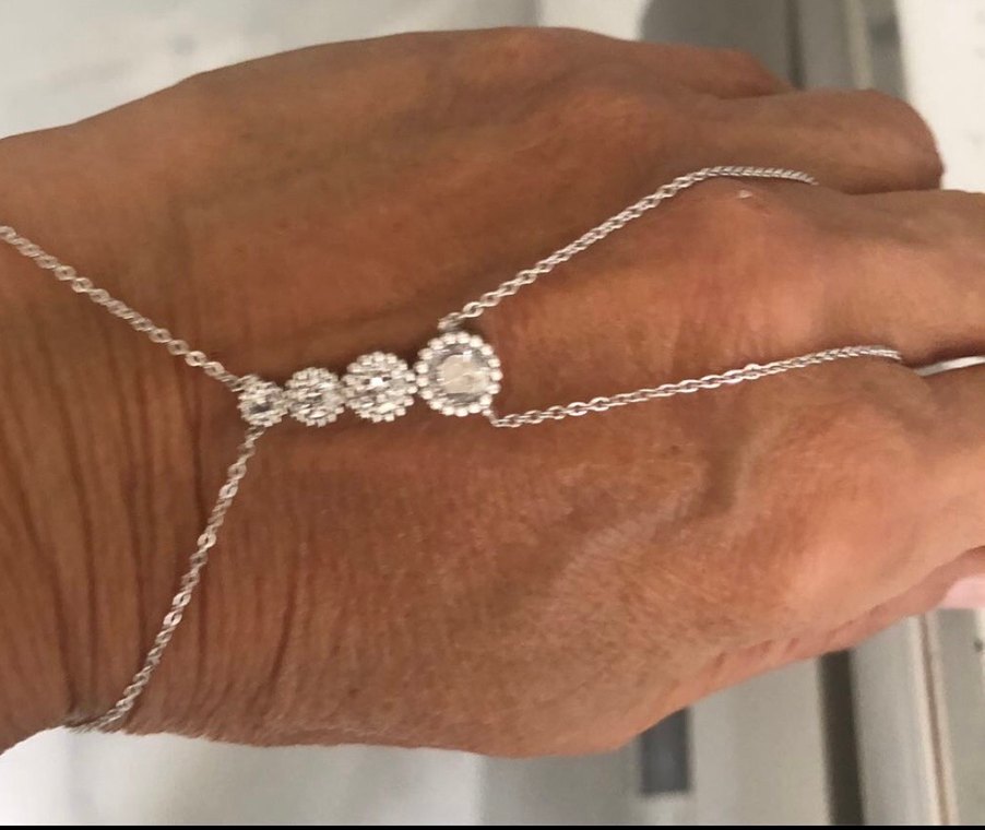 Gümüş Renk Taşlı Kadın Şahmaran - Görsel 3