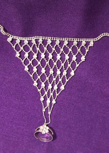 GÜMÜŞ RENGİ TAŞLI ŞAHMARAN - Görsel 2