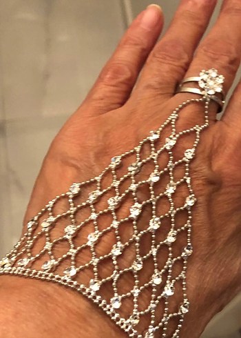 GÜMÜŞ RENGİ TAŞLI ŞAHMARAN - Görsel 3