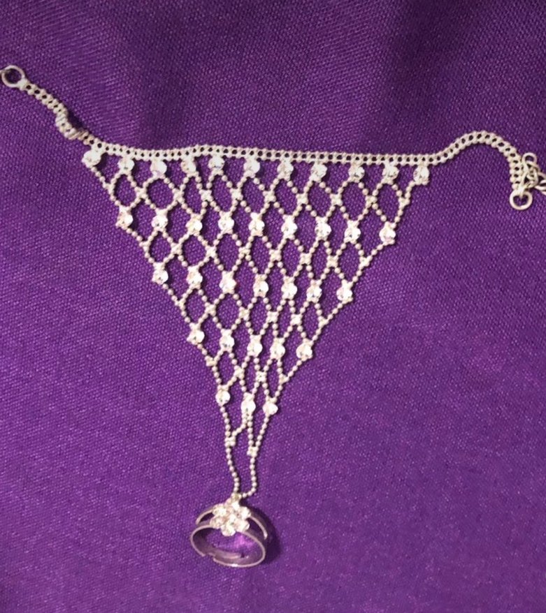 GÜMÜŞ RENGİ TAŞLI ŞAHMARAN - Görsel 2