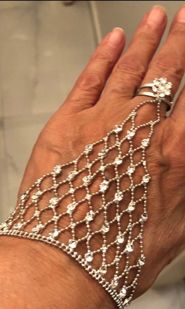 GÜMÜŞ RENGİ TAŞLI ŞAHMARAN - Görsel 3