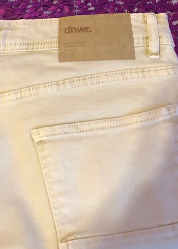 Zara Bej Kısa Denim Erkek Şort - Görsel 7