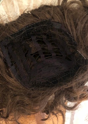 KAHVERENGİ İÇİ TARAKLI TAM BAŞ PERUK - Görsel 3