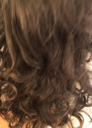 KAHVERENGİ İÇİ TARAKLI TAM BAŞ PERUK - Görsel 6