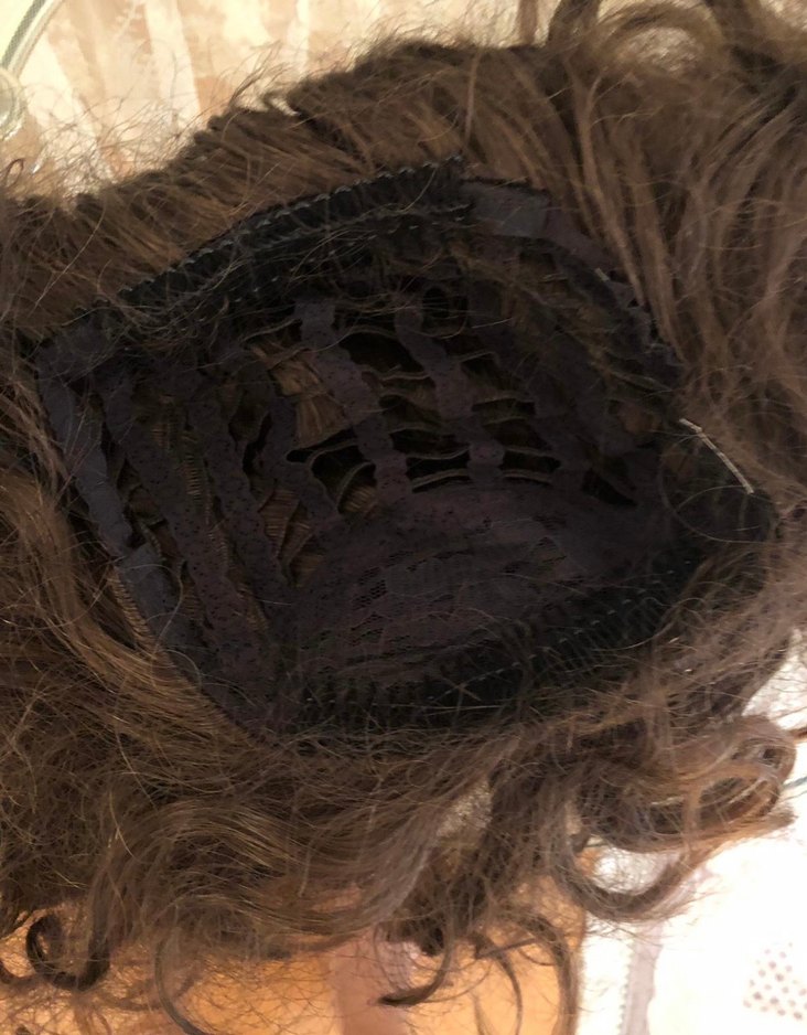 KAHVERENGİ İÇİ TARAKLI TAM BAŞ PERUK - Görsel 3