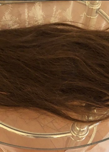 AT KUYRUĞU TOKALI KAHVERENGİ PERUK - Görsel 6