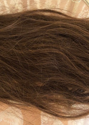 AT KUYRUĞU TOKALI KAHVERENGİ PERUK - Görsel 3