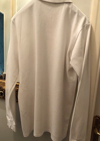 Lacoste Beyaz Uzun Kollu Polo Tişört - Görsel 2