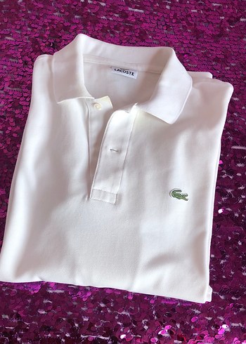 Lacoste Beyaz Uzun Kollu Polo Tişört - Görsel 4