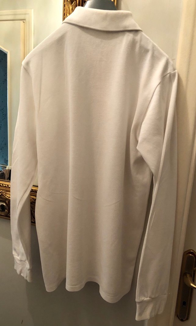 Lacoste Beyaz Uzun Kollu Polo Tişört - Görsel 2
