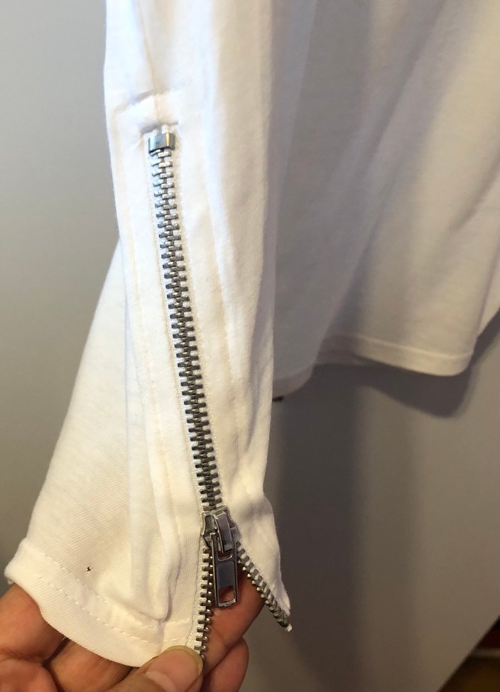 Beyaz Kısa Kollu Basic Erkek Tişört - Görsel 3