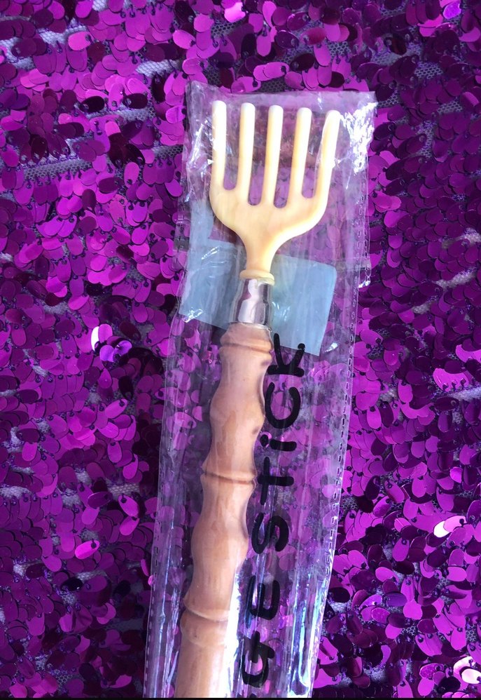 Ahşap Saplı-Kemik Sırt Kaşıyıcı - Görsel 2