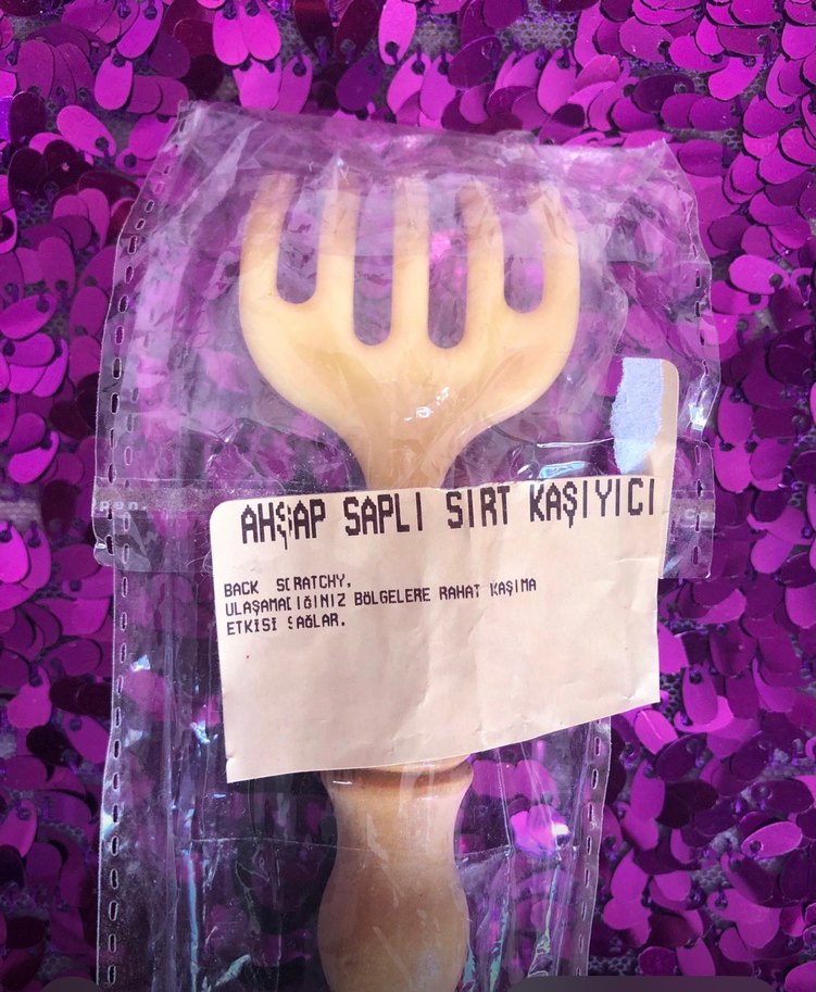 Ahşap Saplı-Kemik Sırt Kaşıyıcı - Görsel 3