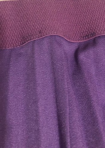 Lila Rengi Pilili Uzun Kadın Etek - Görsel 3