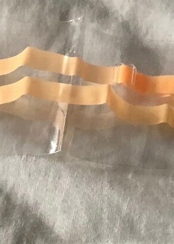 Turuncu Rengi Şeffaf Sütyen Askısı - Görsel 3