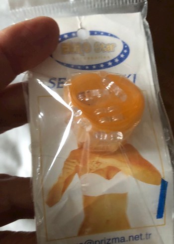 Turuncu Rengi Şeffaf Sütyen Askısı - Görsel 5