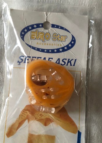 Turuncu Rengi Şeffaf Sütyen Askısı - Görsel 6