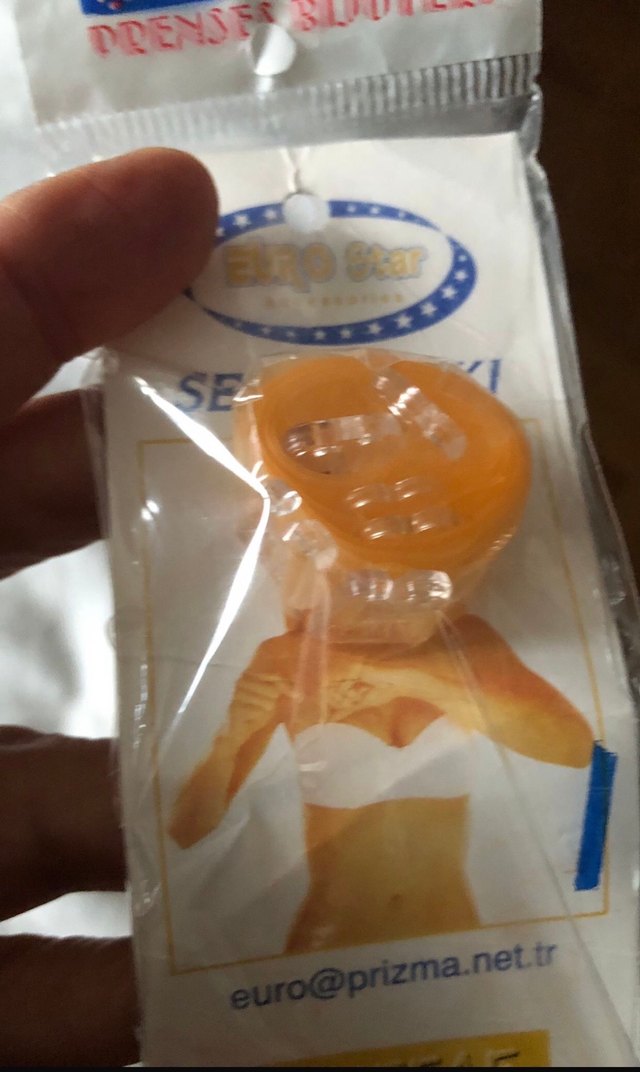 Turuncu Rengi Şeffaf Sütyen Askısı - Görsel 5