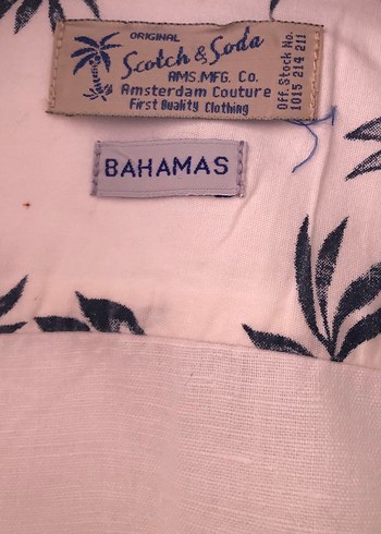 Sctch&Soda Düğmeli Beyaz Keten Erkek Gömlek (L) - Görsel 8