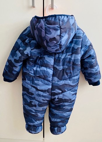 Lacivert Kamuflaj Bebek Tulumu - Görsel 2