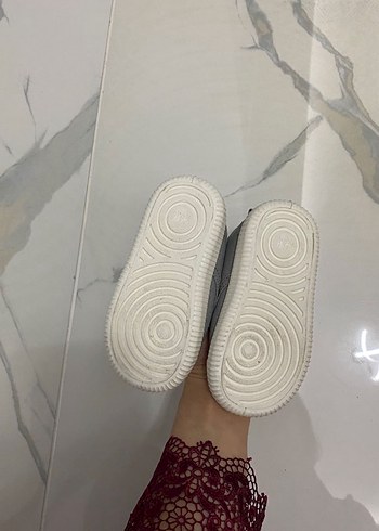 Gri Düğmeli Erkek Çocuk Spor Ayakkabı - Görsel 2