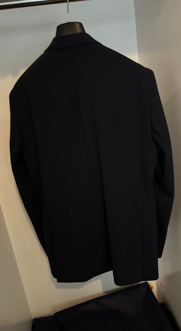 Lacivert Kişiye Özel Dikim Vakko Kumaşından Takım Elbise - Görsel 2