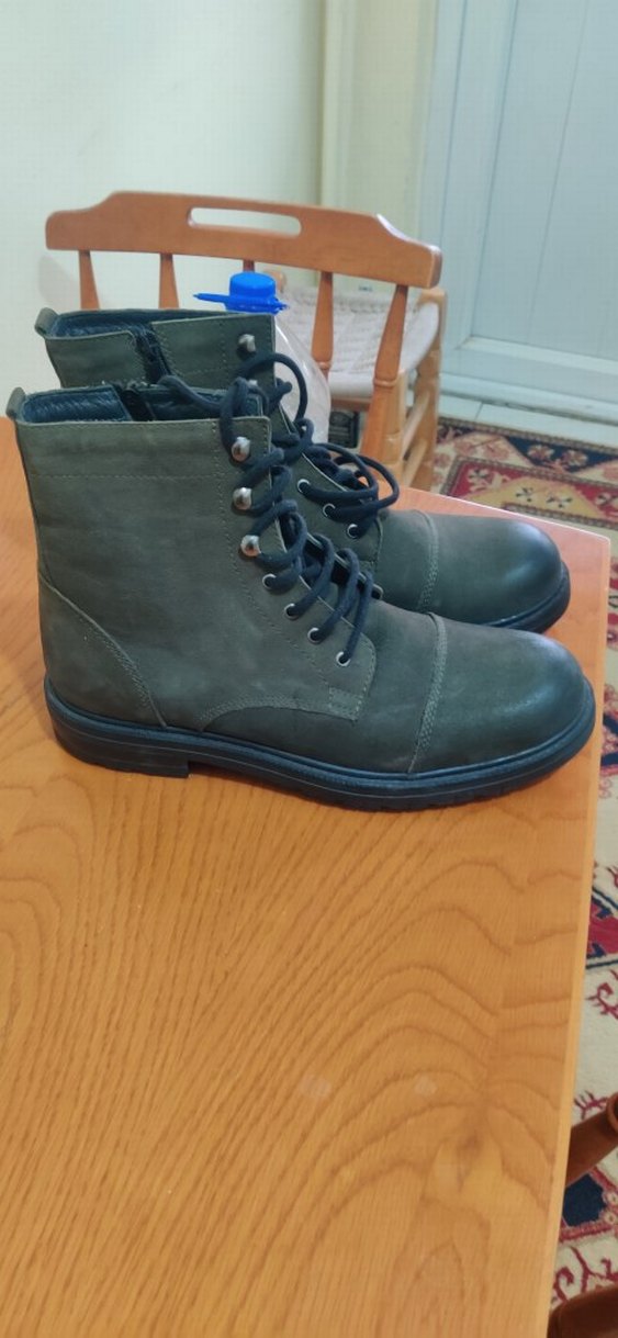 yeşil Erkek nubuk Bot - Görsel 3