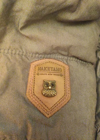 Düğmeli Midi Kadın Mont yeşil - Görsel 5