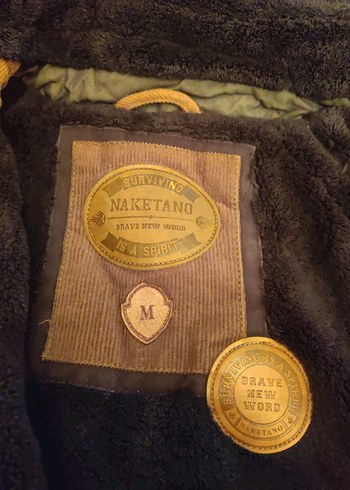 Düğmeli Midi Kadın Mont yeşil - Görsel 3