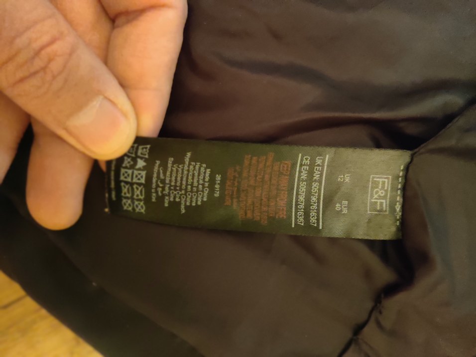 Siyah  kadın kaban - Görsel 4