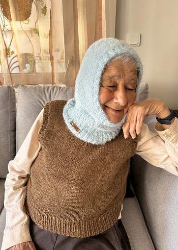 Buz mavisi balaclava - Görsel 8