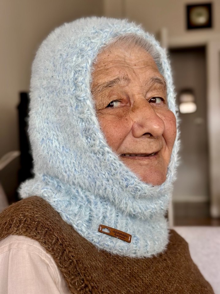 Buz mavisi balaclava - Görsel 5