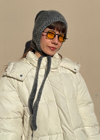 Gri Moher Degrade Bone Balaclava - Görsel 8