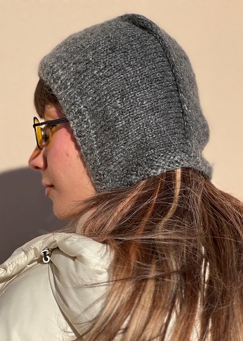 Gri Moher Degrade Bone Balaclava - Görsel 4