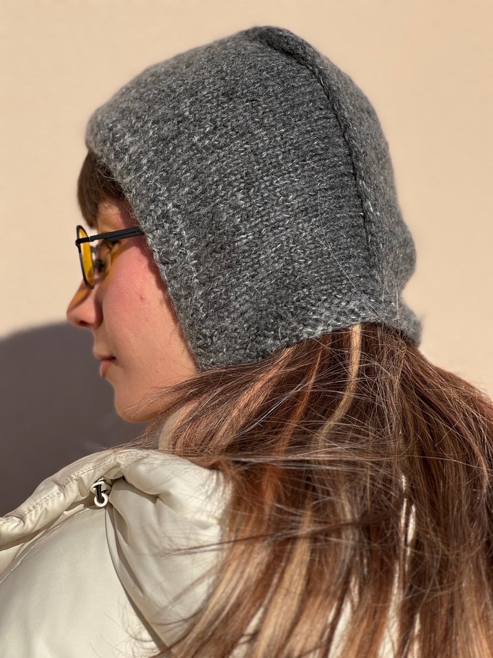 Gri Moher Degrade Bone Balaclava - Görsel 4