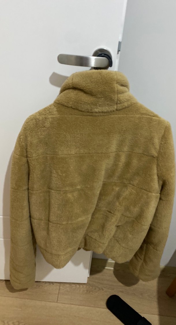 Kahverengi Kadın Kürklü Polar Ceket - Görsel 2