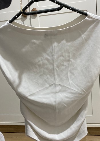 Beyaz bisiklet Yakalı Kısa Kollu - Görsel 2