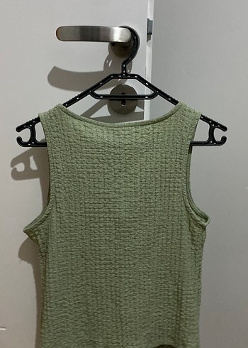 Yeşil V Yaka Kısa Örgü Kadın takım - Görsel 2