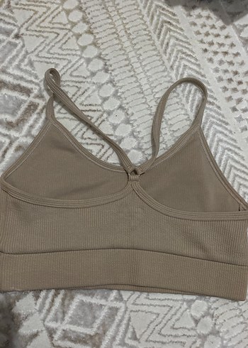 Bej Spor Sütyeni İnce Askılı - Görsel 2