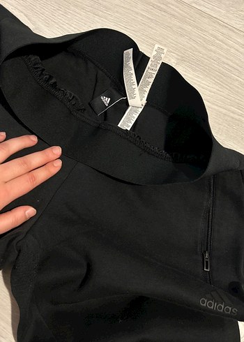 Fermuarlı Siyah Kadın Eşofman Altı - Görsel 2