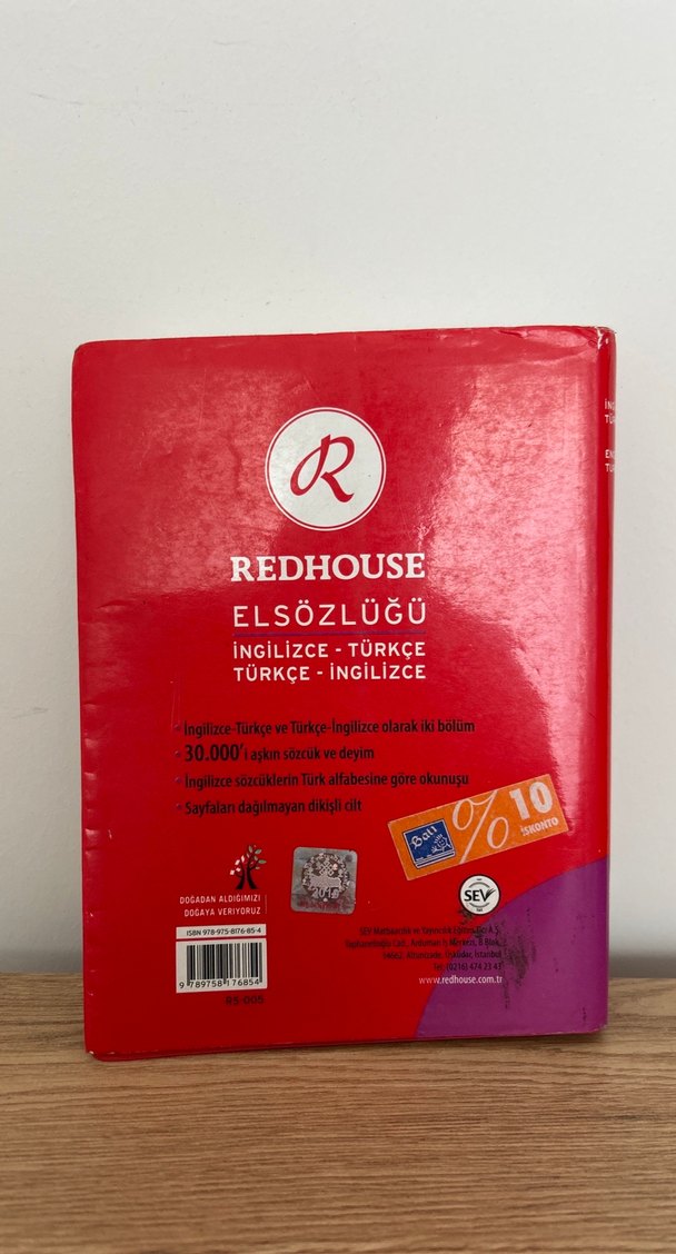 Redhouse İngilizce-Türkçe Sözlük - Görsel 2
