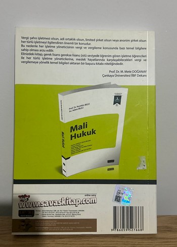 İşletme ve Vergi Kitabı Prof. Dr. Nurettin Bilici - Görsel 2