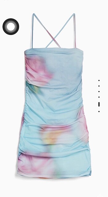 s Beden Bershka batik drape elbise